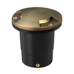 Hardy Island 12V Directional Well Light - Matte Bronze / Clear