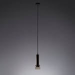 Stablight B Pendant - Black / Brown Clear