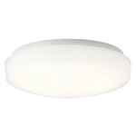 Ceiling Space LED Light Fixture - White / White