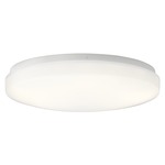 Ceiling Space LED Light Fixture - White / White