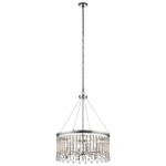 Piper Chandelier - Chrome / Clear
