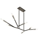 Branches Linear Chandelier - Black
