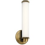 Indeco Wall Light - Natural Brass / Satin Etched