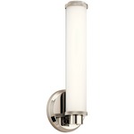 Indeco Wall Light - Polished Nickel / Satin Etched