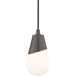 Cora Pendant - Old Bronze / White