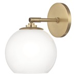 Tilly Wall Light - Aged Brass / Frosted