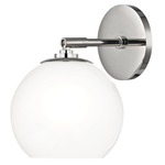Tilly Wall Light - Polished Nickel / Frosted