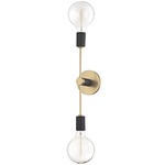 Astrid Wall Light - Aged Brass / Black