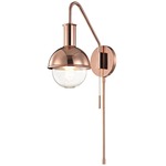 Riley Reading Wall Light - Polished Copper