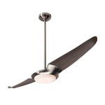IC/Air2 DC Ceiling Fan with Light - Bright Nickel / Graywash