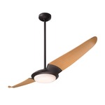 IC/Air2 DC Ceiling Fan with Light - Dark Bronze / Maple