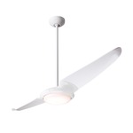 IC/Air2 DC Ceiling Fan with Light - Gloss White / White