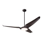 IC/Air3 DC Ceiling Fan with Light - Dark Bronze / Ebony Wood