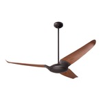 IC/Air3 DC Ceiling Fan - Dark Bronze / Mahogany Wood