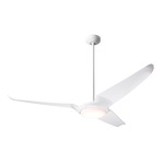 IC/Air3 DC Ceiling Fan with Light - Gloss White / White