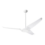 IC/Air3 DC Ceiling Fan - Gloss White / White