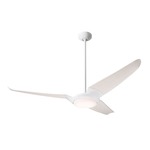 IC/Air3 DC Ceiling Fan with Light - Gloss White / Whitewash