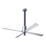 Pensi Outdoor Ceiling Fan with Light - Aluminum/ Anthracite / Aluminum