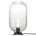 Lantern Table Lamp - Black / Clear