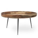 Bowl XL Table - Black / Natural Mango Wood