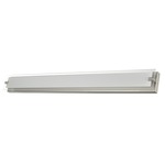 Blaze LED Bathroom Vanity Light - Brushed Nickel / Frosted