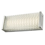 Evoke LED Bathroom Vanity Light - Chrome / Clear