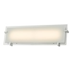 Matrix Bathroom Vanity Light - Chrome / Frosted