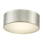 Bongo Ceiling Light Fixture - Brushed Nickel / Frosted