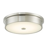 Spark Ceiling Light Fixture - Brushed Nickel / Frosted