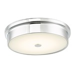 Spark Ceiling Light Fixture - Chrome / Frosted