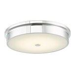 Spark Ceiling Light Fixture - Chrome / Frosted