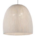 Onn Pendant - Polished Nickel / White