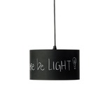 Chalk Pendant - Matte Black