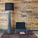 Melissa Floor Lamp - Black / Black