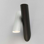 Tubes Large Wall Sconce - Matte Grey / Opal