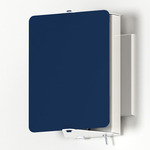Applique a Volet Pivotant Plug-In Wall Light - White / Blue