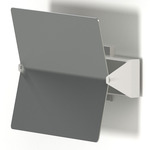 Applique a Volet Pivotant Plie Wall Light - White / Aluminum