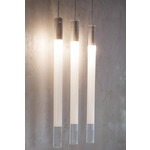 Ilium LED Pendant - Chrome / Opal