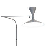 Lampe de Marseille Plug-in Wall Light - Matte Grey