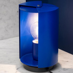 Pivotante a Poser Table Lamp - Blue