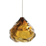 Happy Kiss FreeJack Pendant - Dark Bronze / Amber