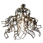 Flora Pendant - Rubbed Golden Bronze