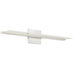 Span Bathroom Vanity Light - Chrome / White Acrylic