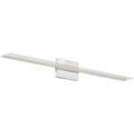 Span Bathroom Vanity Light - Chrome / White Acrylic