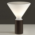 Pin Table Lamp - Matte Black / White