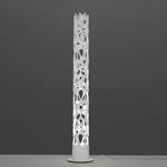 New Nature Floor Lamp - Chrome / White