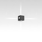 Effetto Square 4 X 15 Degree Outdoor Wall Light - Anthracite Grey