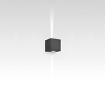 Effetto Square 2 X 15 Degree Outdoor Wall Light - Anthracite Grey