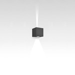 Effetto Square 1x15 Degree 1x90 Degree Outdoor Wall Light - Anthracite Grey