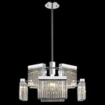 Broadway Chandelier - Polished Nickel / Crystal
